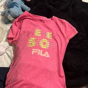 NWT fila pink shirt